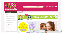 Desktop Screenshot of mumbaiflowershop.com